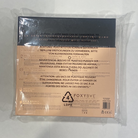 FoxyBae Rose Gold 7 in 1 Curling Wand - Picture 2 of 2